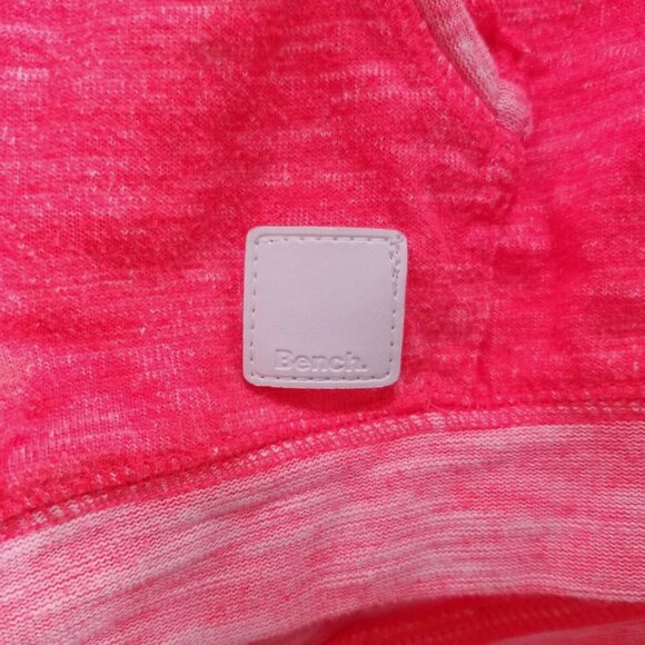 Bench Pink  2 Tone Zipper Sweater Size Small Running Hoodie Jacket Athletic - Picture 8 of 11